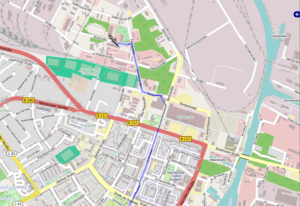 Anfahrtskizze Eisenhüttenstadt